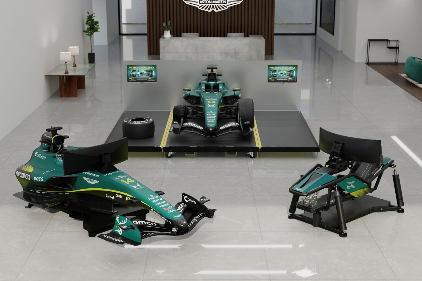 Aston Martin Aramco Formula One&trade; Team extends relationship with Simulator & Show Car experts, Memento Exclusives